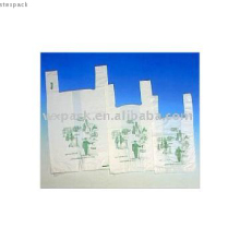 Manufacturer!Biodegradable T-shrit plastic bag