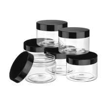 high quality 30ml 50ml 100ml 120ml 150ml thick wall plastic pet cosmetic cream jar with screw lid