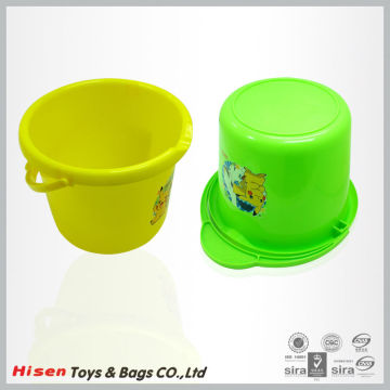 Color plastic bucket wholesale beer bucket