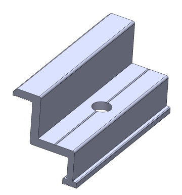 Solar cell module Edge pressing block-2