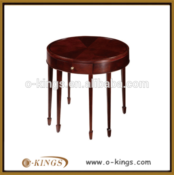 antique hotel solid teak wood table/ teak wood round table