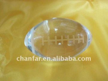 Crystal rugby Ball