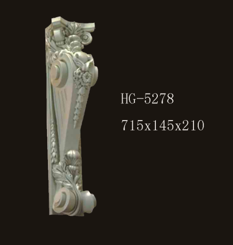 pu foam moulding/ exotic corbel for interior decoration