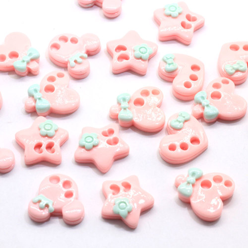 Cabochon in resina irregolare multi stile 100 pezzi / borsa per perline artigianali fai-da-te Charms Toy Bedroom Decoration Beads Slime Spacer