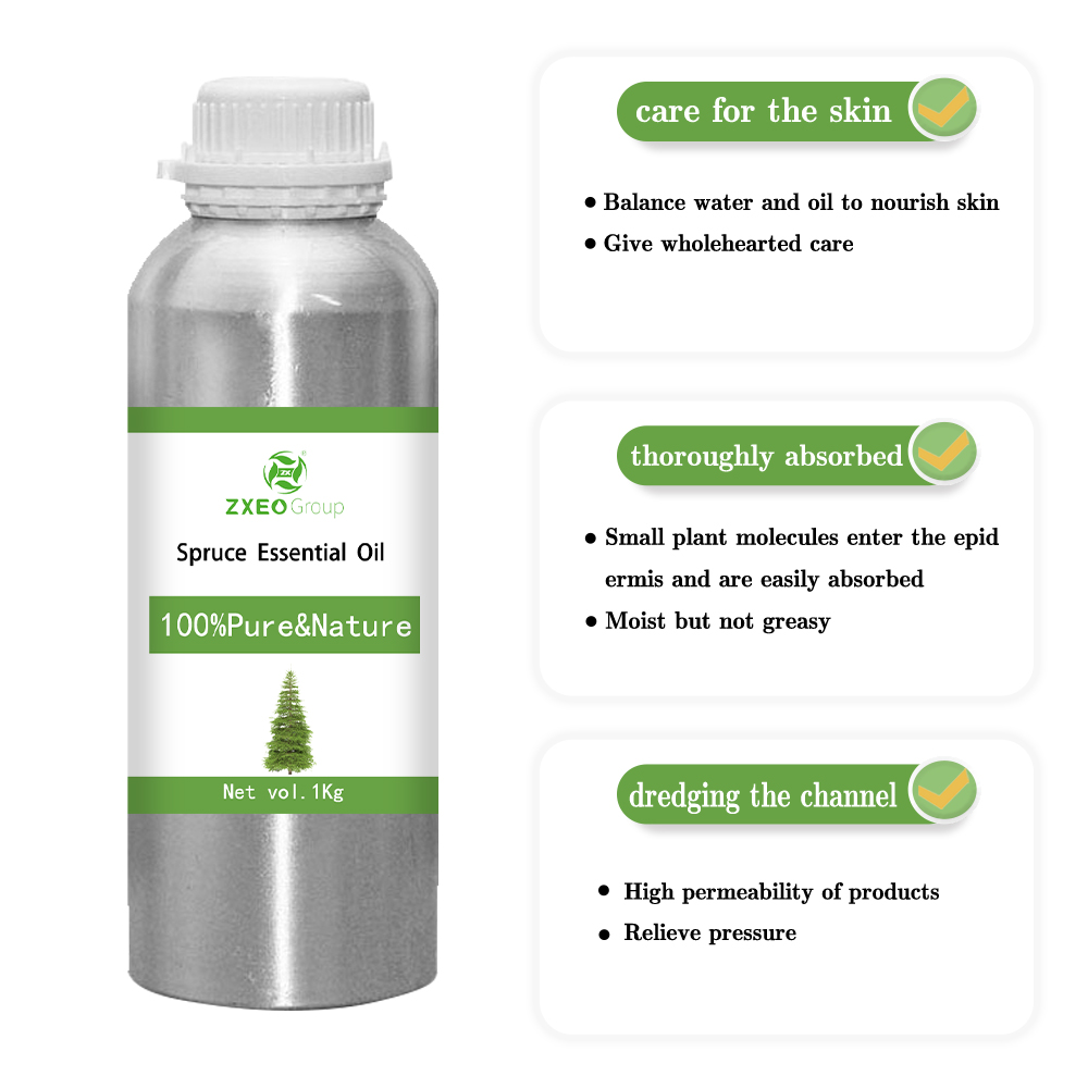 100% Pure And Natural Spruce Essential Oil High Quality Wholesale Bluk Essential Oil For Global Purchasers The Best Price