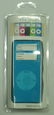 Silicone Case for Ipod Nano blue