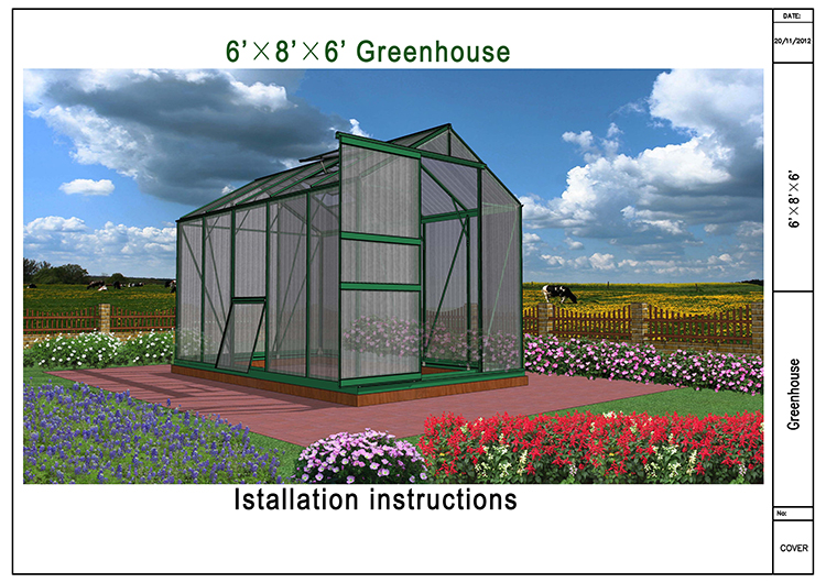 6×8×6 pc garden greenhouse 6×8×6 pc garden greenhouse
