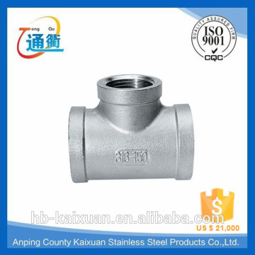 investment casting fitting tee