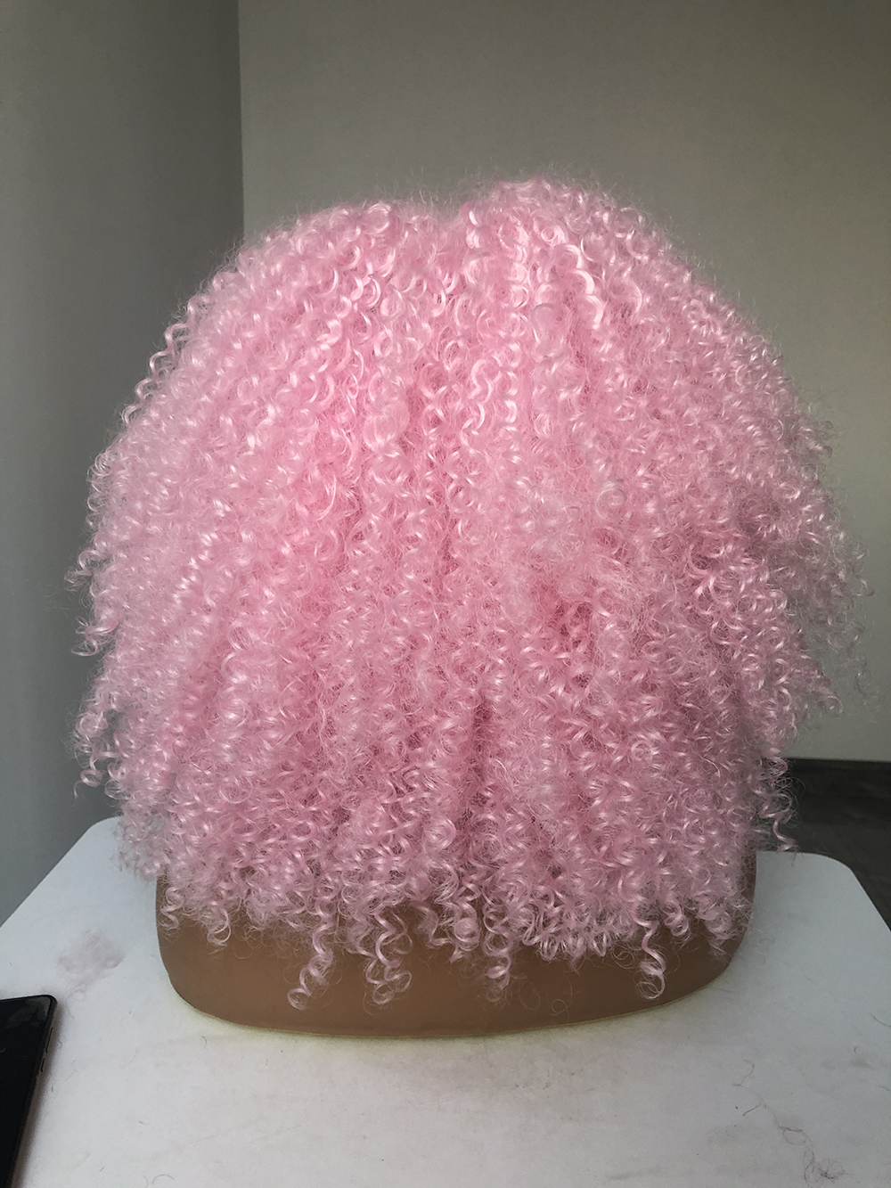 Wholesale high quality wigs Customizable colors afro kinky curly wig short synthetic fiber hair wigs for black women