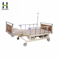 Medical manual electric integrated 5-Function sickbed with toilet