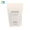 custom printed plastic stand up coffee pouches packaging with valve