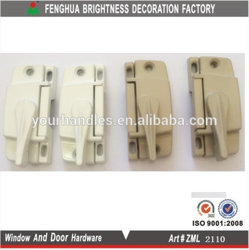 Aluminum sliding window sash lock, sliding door locks, window sweep locks