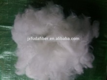 1.2DX25MM white hollow siliconized polyester staple fiber