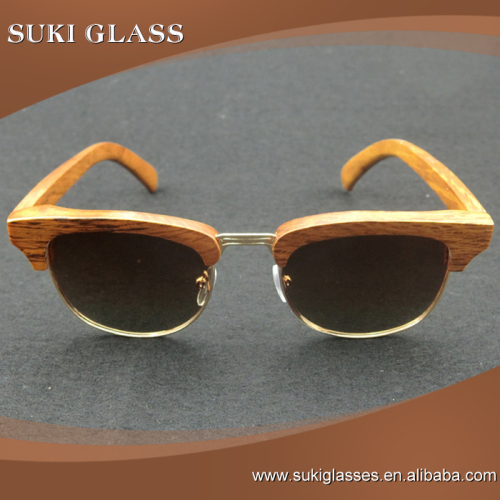 Cheap wholesale Wooden Frame Sunglasses With Case