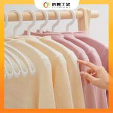 Wide Shoulder Silicone Coated Plastic Hangers