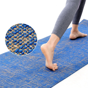 Natural Jute Cotton Large Yoga Mat