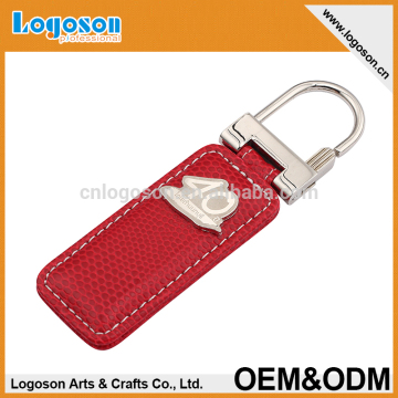 2015 new custom design zinc alloy or leather keyring design your own keyring