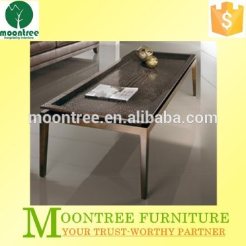 MCT-1136 High End Leather Top Coffee Table