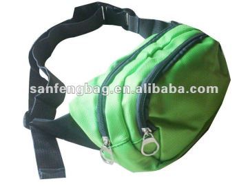 leisure green waist leg bag