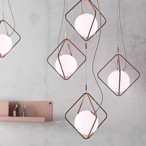 LEDER Iron Pendant Light Lamp