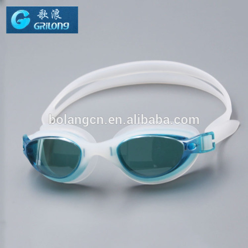 swimming goggles racing with band 2016 Mirror Coating swimming goggle