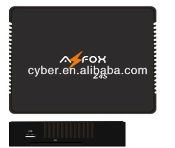 original satellite receiver azfox z4s with iks sks for hd nagra3 receiver support wifi, pvr