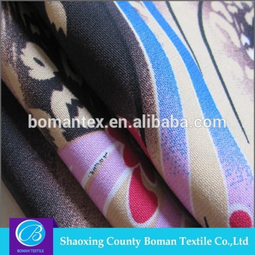 Wholesale fabric 2015 new Fashion Polyester floral printed satin fabric