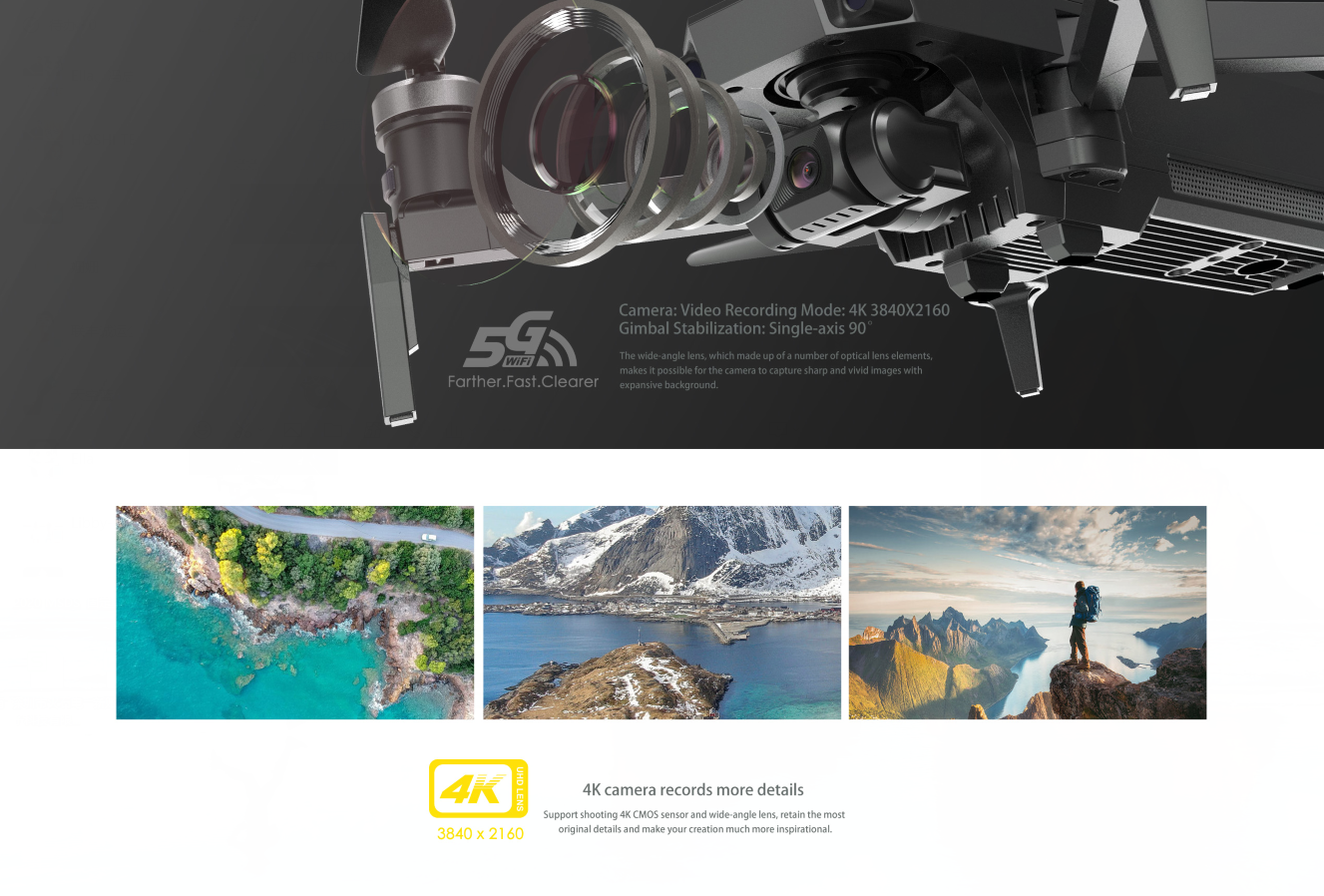 MJX Bugs16 Pro MJX B16 PRO 4K gimbal 5G GPS Brushless Foldable Drone 3-axis gimbal 4k EIS camera RC Quadcopter