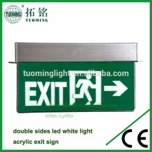 recessed monted LED Fire emergency exit sign lamp