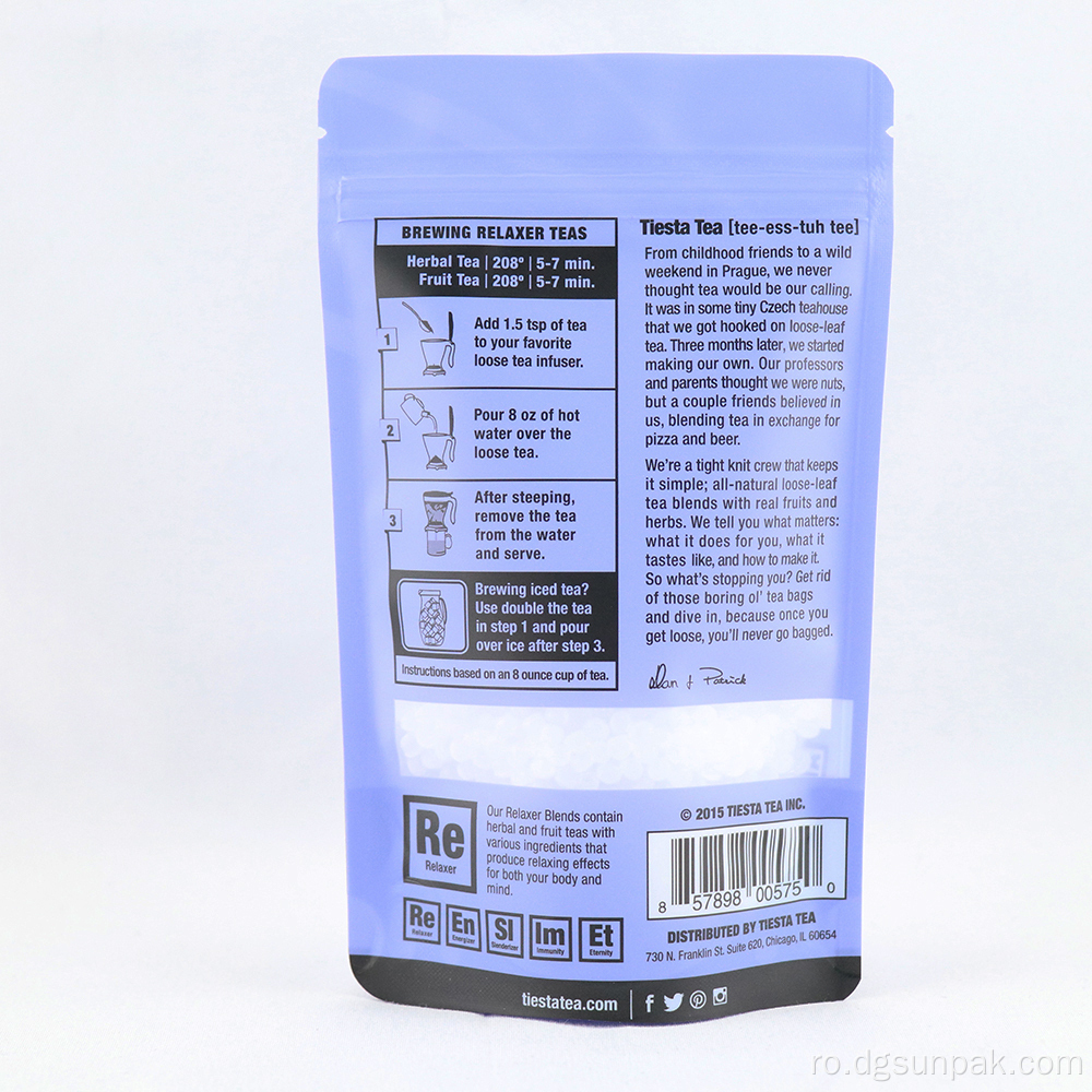 pungi standup ambalaj alimente cu fermoar geanta mylar