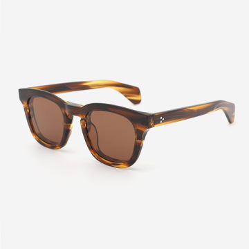 Square Bevel Acetate Men's Sunglasses 24A8015