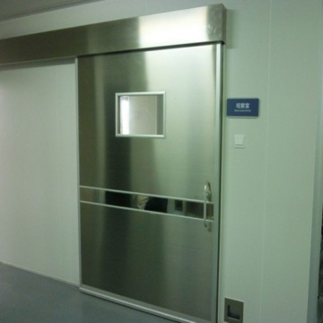 For clean rooms automatic sliding doors