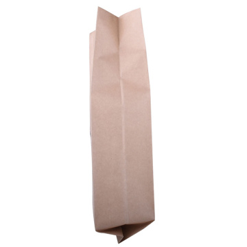 Gusset Kraft Paper Tin solmio Kahvipussi 1kg