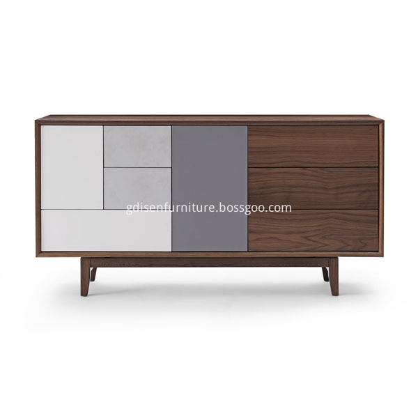 Modern wood sideboard