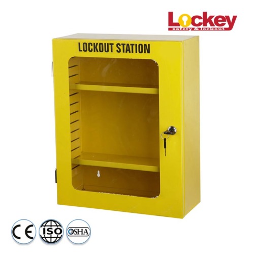 Wall Mounted Hardened Steel Lockout Management Station