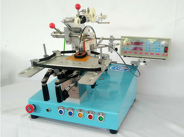 table top fitting manual hand coil winding