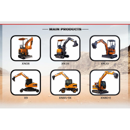 1ton mini excavator XINIU mini digger for sale