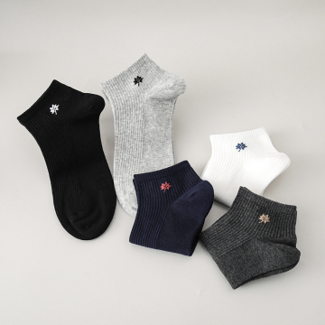 Comfortable and Stylish Double Needle Men's Crew Socks
