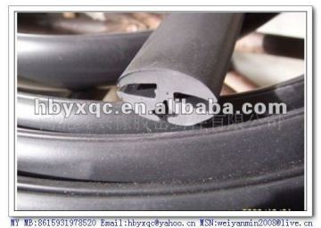 High quality Auto glass Rubber seal with steel