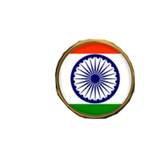 Newest product custom cheap india flag badge fro nation day