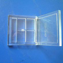 Boîte acrylique pour moulage par injection de peigne en plastique