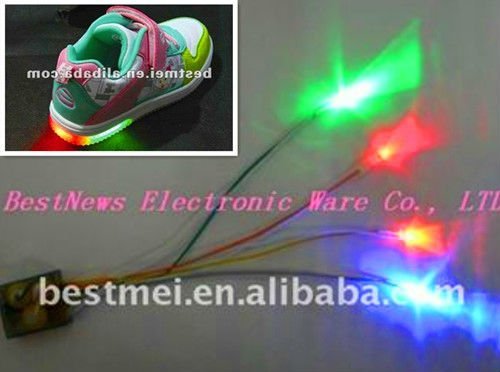 China supply LED flashing lights for shoes