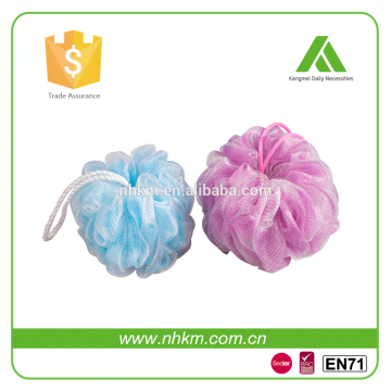 Work with any shower gel Customized size Compressed bath balls