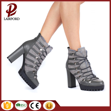 Women high heel ankle boots winter boots