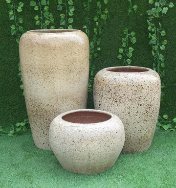Outdoor Glazed Clay Plant Pots For Plants