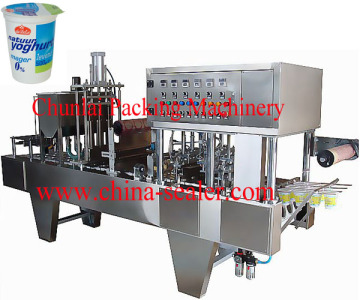 automatic plastic cup form fill seal machine