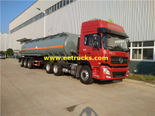7500 Gallons 30MT Sodium Hypochlorite Tank Trailers