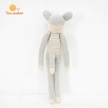 Handgjorda Amigurumi Crochet Fox Doll Toys