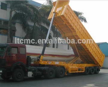 Low bed semi-trailer 40 ft flat bed semi trailer