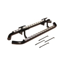 Side Step for Defender 110 - Steel, Texture Black